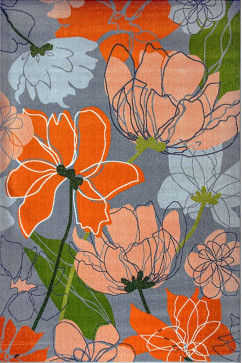 KOLIBRI 11548 24754 Сучасні килими на тканій основі, ворс середній - 9 мм, вага 2,2 кг/м2, нитка - фрiзе. У дитячу, вітальню і спальню. Зроблені в Україні 242х363