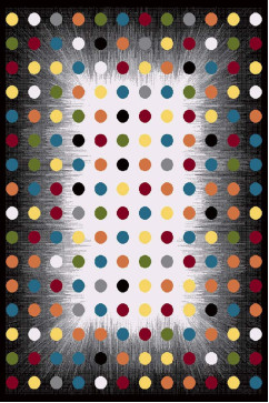 KOLIBRI 11549 24755 Современные ковры на тканой основе, ворс средний - 9 мм, вес 2,2 кг/м2, нить - фризе. В детскую, гостиную и спальню. Сделаны в Украине  242х363