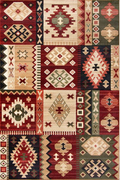 LOTOS 15081 24939 Сучасні килими на тканій основі, ворс середній - 9 мм, вага 1,8 кг/м2, нитка - хіт сет. У дитячу, вітальню і спальню. Зроблені в Україні 242х363