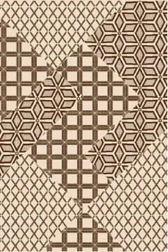 NATURALLE 19211 23763 Тонкие безворсовые ковры - циновки. Без основы, ворс 3мм, влагостойкая нить BCF. Для кухонь, коридоров, террас 242х363