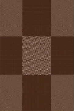 NATURALLE 972 24626 Тонкие безворсовые ковры - циновки. Без основы, ворс 3мм, влагостойкая нить BCF. Для кухонь, коридоров, террас 242х363