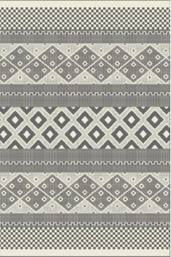 NATURALLE 19212 24710 Тонкі безворсові килими - циновки. Без основи, ворс 3мм, вологостійка нитка BCF.  Для кухонь, коридорів, терас 242х363