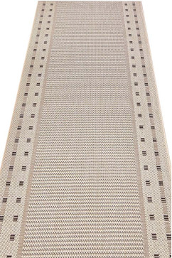 NATURALLE 1963 24622 Килимові доріжки без ворсу - тонкі - 3 мм, вологостійка нитка BCF.  Ідеальні для кухонь і коридорів. Відріжемо, зробимо оверлок 242х363