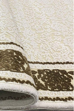 HERMES RICH HE30D 22076 Мягкие ковры известной фабрики Royal Hali. Ворс 8 мм из акрила и вискозы, хлопковая основа 242х363