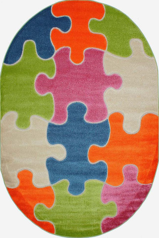 FULYA 8C10A 21302 Ідеальний килимок в дитячу кімнату з різноманітними малюнками, не викликає алергію. 322х483