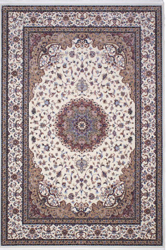 SHAHNAMEH 8805B 10665 Мягкий акриловый ковер с полиэстеровой ниткой в восточной классике украсит гостиную или спальню. 242х363