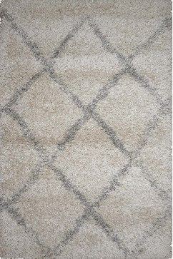 DENSO cream romb 25009 Килими з високим ворсом. Висота ворсу 50 мм, вага 4,3 кг/м2. Для спалень і віталень. Зроблені в Туреччині 242х363