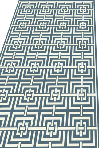 JEANS 1928 25298 Тонкі безворсовие килими - циновки. Без основи, ворс 3мм, вологостійка нитка BCF.  Для кухонь, коридорів, терас 322х483