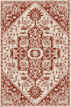 JEANS 1938 25256 Тонкі безворсовие килими - циновки. Без основи, ворс 3мм, вологостійка нитка BCF.  Для кухонь, коридорів, терас 242х363