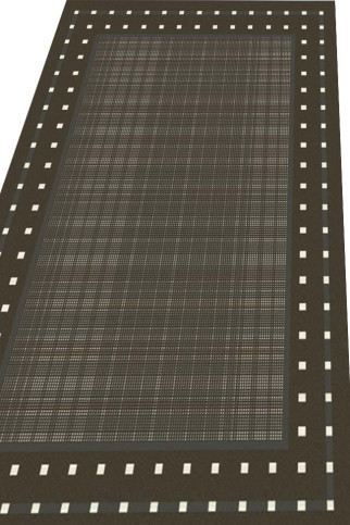 JEANS 1963 25269 Тонкие безворсовые ковры - циновки. Без основы, ворс 3мм, влагостойкая нить BCF. Для кухонь, коридоров, террас 322х483