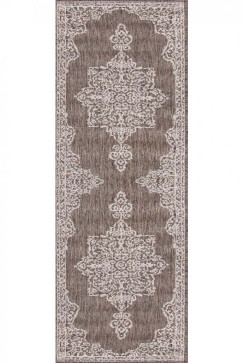 JEANS 1980 25307 Тонкі безворсовие килими - циновки. Без основи, ворс 3мм, вологостійка нитка BCF.  Для кухонь, коридорів, терас 242х363