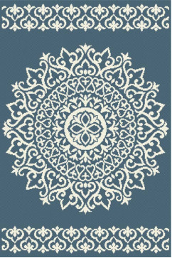 JEANS 1983 25280 Тонкі безворсовие килими - циновки. Без основи, ворс 3мм, вологостійка нитка BCF.  Для кухонь, коридорів, терас 242х363