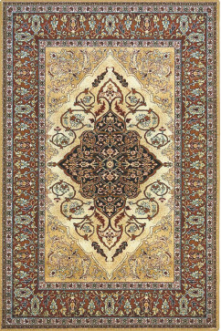 ISFAHAN LEYLA 17016 Натуральный ковер из шерсти производства Польши в классическом стиле создаст уют и сохранит тепло. 242х363