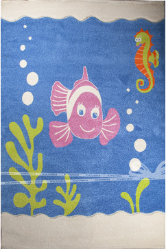 FULYA 8C95B 3155 Ідеальний килимок в дитячу кімнату з різноманітними малюнками, не викликає алергію. 242х363