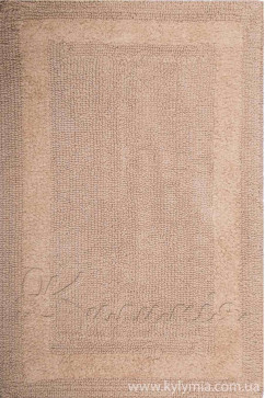 INSIDE ltbrown 15059 Килимок для ванної з бавовни. Відмінно поглинає вологу, створить комфорт і затишок. Можна прати в ма 242х363