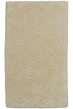 WAVE cream 12303 Коврик для ванной из хлопка. Отлично поглощает влагу, создаст комфорт и уют. Можно стирать в машине. 242х363