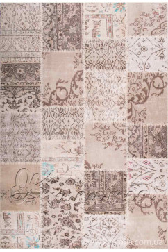 PATCHWORK CARPET light natural 14024 Натуральні вовняні килими в стилі печворк. Підійдуть до сучасного інтер'єру будь-якої кімнати. 242х363