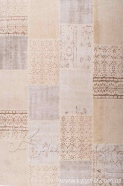 PATCHWORK CARPET light natural 2 14025 Натуральные шерстяные ковры в стиле печворк. Подойдут к современному интерьеру любой комнаты. 242х363