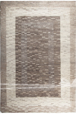 CHAK natural 95 Індійський натуральний вовняний килим ручного плетіння в натуральних красках.Теплий, добротний. 242х363