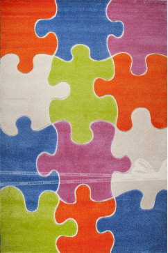 FULYA 8C10A 3156 Ідеальний килимок в дитячу кімнату з різноманітними малюнками, не викликає алергію. 242х363