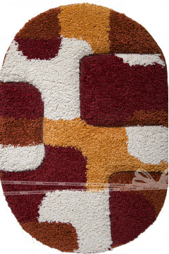 SHAGGY CARVING orange-dred 8661 Мягкие пушистые ковры с  высоким  ворсом из полипропилена сохранят тепло и уют в вашем доме. 242х363