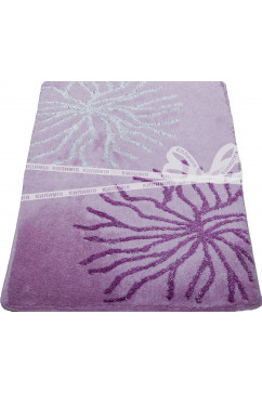 MYRA lilac 943 Килимок у ванну на латексній основі з штучної нитки, добре вбирає вологу і швидко сохне. 242х363