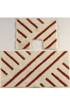 ASPENDOS 2PC 1411 Коврик для ванной из хлопка. Отлично поглощает влагу, создаст комфорт и уют. Можно стирать в машине. 242х363