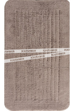 COTTON STRIPE light smoke 4589 Коврик для ванной из хлопка. Отлично поглощает влагу, создаст комфорт и уют. Можно стирать в машине. 242х363