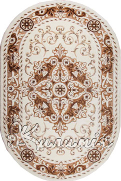 JADE K013 13594 Килими з акрилу в світлих тонах.  Опуклі візерунки надають їм м'якість і хорошу теплоізоляцію. 242х363