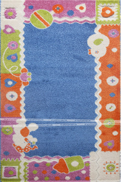 FULYA 8D25A 5105 Ідеальний килимок в дитячу кімнату з різноманітними малюнками, не викликає алергію. 242х363