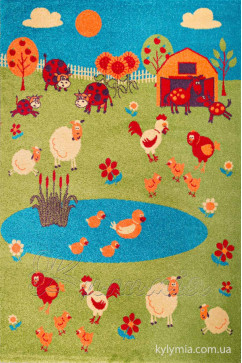 FULYA 8D36A 5106 Ідеальний килимок в дитячу кімнату з різноманітними малюнками, не викликає алергію. 242х363