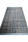 Килим MANYAS W1702 koyu gri-blue polyester