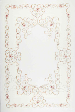 SIMIRNA 0036A 7189 Мягкий акриловый ковер с полиэстеровой ниткой в восточной классике украсит гостиную или спальню. 242х363