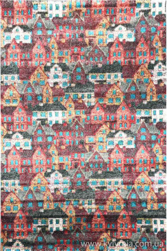 RAINBOW 14 COLORS 4115A 15978 Килими з високоякiсного поліпропілену. Оригінальні строкатими і контрастними фарбами. 242х363