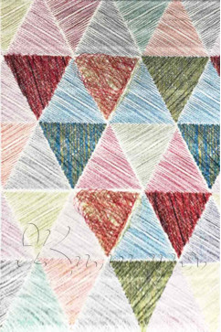 RAINBOW 14 COLORS 7516A 15985 Ковры из высококачественного полипропилена. Оригинальны  пестрыми и контрастными красками. 242х363