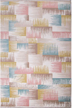 MODA S604-13 14177 Мягкий акриловый ковер высокой плотности в стилях пэчворк, винтаж и прованс с различным окрасом. 242х363