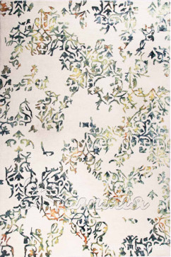 SAPHIRA blue-green 15461 Индийский натуральный ковер из шерсти и вискозы, хорошо сохранит тепло и украсит интерьер. 242х363