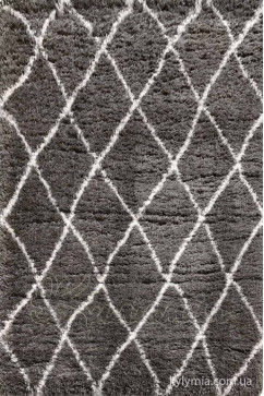 QUATTRO 3508A 18222 Очень мягкий шелковистый ковер из полиэстровой нитки с высоким ворсом. Подойдет в спальню и гостиную 242х363