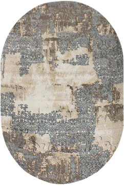 ZARA W6120 18036 Ковер из полиэстера, в современном винтажном стиле, мягкий, шелковистый. Подойдет в любую комнату. 242х363