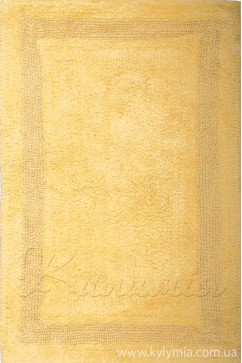 INSIDE yellow 15062 Коврик для ванной из хлопка. Отлично поглощает влагу, создаст комфорт и уют. Можно стирать в машине. 242х363