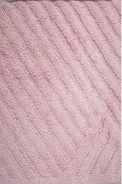 PARKET-5215 lt pink 11697 Коврик для ванной из хлопка. Отлично поглощает влагу, создаст комфорт и уют. Можно стирать в машине. 242х363