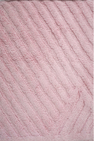 PARKET-5215 lt pink 11697 Коврик для ванной из хлопка. Отлично поглощает влагу, создаст комфорт и уют. Можно стирать в машине. 322х483