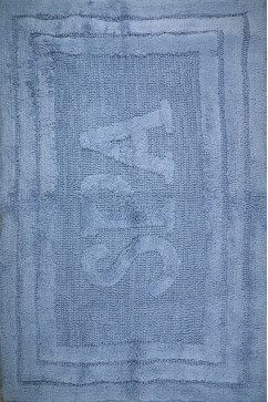 WOVEN RUG 80052 16698 Коврик для ванной из хлопка. Отлично поглощает влагу, создаст комфорт и уют. Можно стирать в машине. 242х363