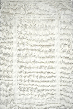 WOVEN RUG 16514 17265 Коврик для ванной из хлопка. Отлично поглощает влагу, создаст комфорт и уют. Можно стирать в машине. 242х363