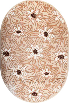 AMADA K001 5606 М'який рельєфний килим з акрилу з поліестром прикрасить вашу вітальню. 242х363