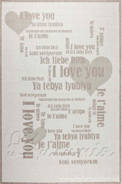 COTTAGE 4592 10070 Бельгійський килим без ворсу. Ідеальний для кухонь, коридорів,сучасних віталень. Жорсткий, добротний 242х363