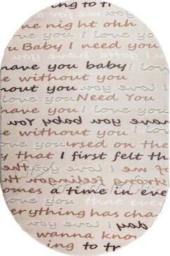 BOYUT 0022 6705 Ковры из акрила  в светлых тонах. Выпуклые узоры придают им мягкость и  хорошую теплоизоляцию. 242х363