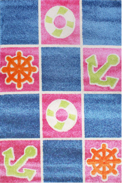 FULYA 8F88A 10989 Ідеальний килимок в дитячу кімнату з різноманітними малюнками, не викликає алергію. 242х363