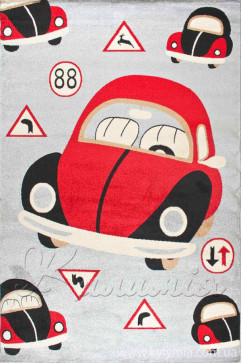 FULYA 8C53B 3151 Ідеальний килимок в дитячу кімнату з різноманітними малюнками, не викликає алергію. 242х363