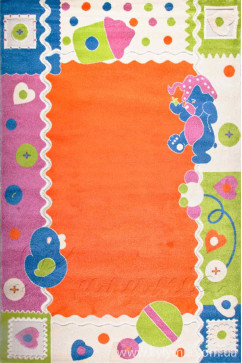 FULYA 8D25A 3209 Ідеальний килимок в дитячу кімнату з різноманітними малюнками, не викликає алергію. 242х363